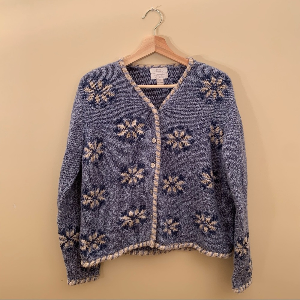 80s Vintage Knit Cardigan